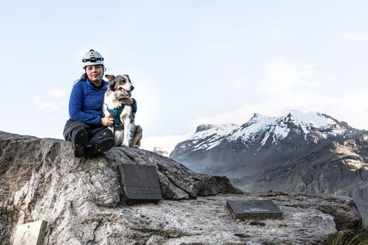 La historia de Kali, perro de rescate de alta montaña